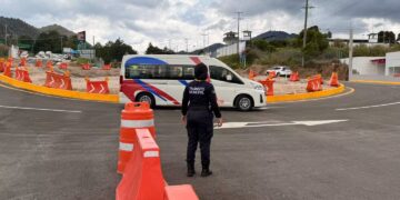 Apertura de la nueva rotonda de acceso en San Cristóbal