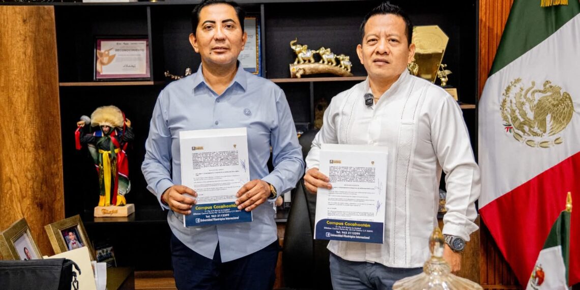 Suchiate fortalece oportunidades educativas con convenio de colaboración con la UFI
