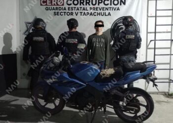 Detienen en el centro de Tapachula a hombre que dijo pertenecer al Barrio 18