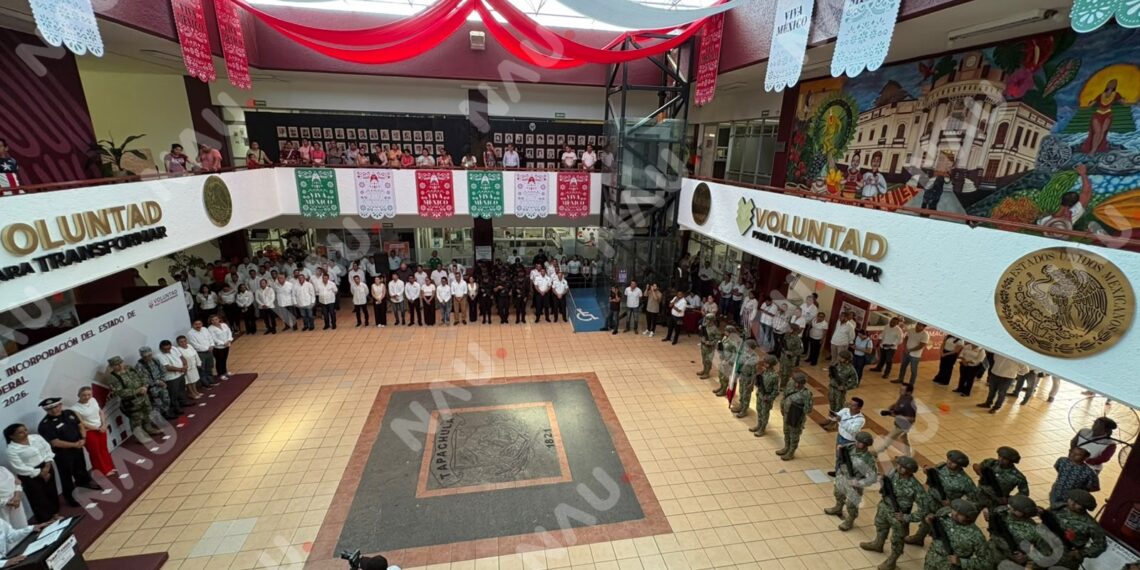Tapachula conmemora 202 años de la incorporación de Chiapas a México