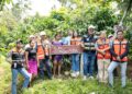 Fabián Barrios impulsan camino saca cosechas para fortalecer producción y turismo en el ejido la Trinidad.
