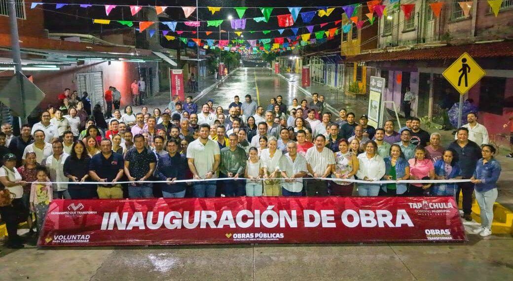 Con Yamil Melgar, avanza la transformación urbana de Tapachula