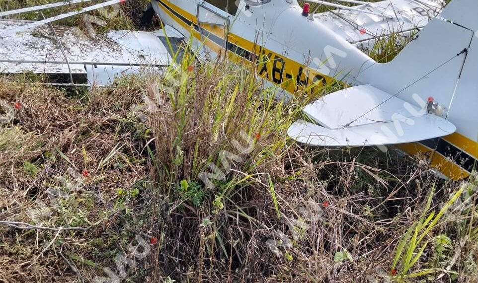 Falla obliga a avioneta agrícola a descender en Suchiate