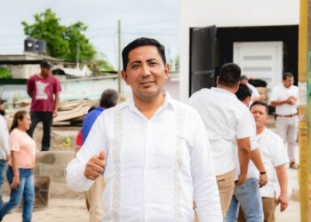 Supervisan operación del cárcamo del Centro ante las lluvias en Suchiate