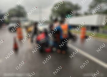 Motociclista queda herido tras accidentarse en la carretera Costera