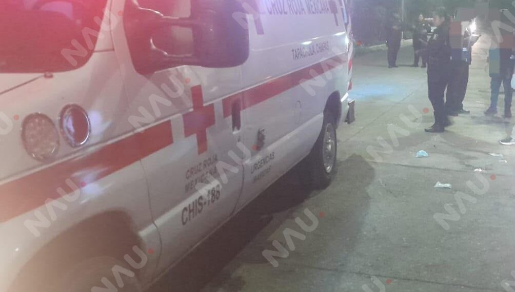 Motociclista resulta lesionado tras accidente con ciclista en Tapachula
