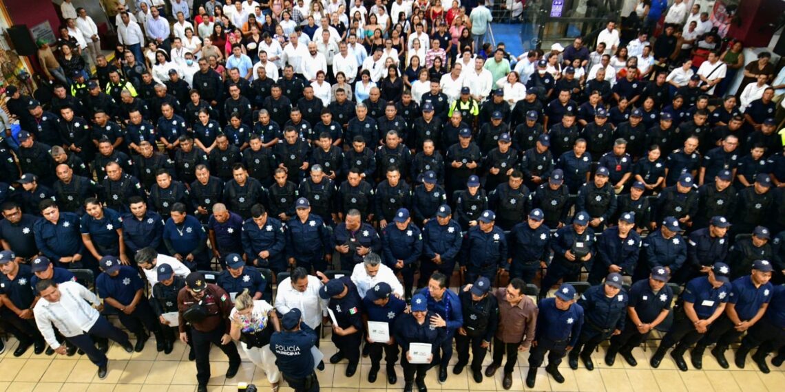 Ayuntamiento de Tapachula refrenda compromiso con la profesionalización de policías municipales