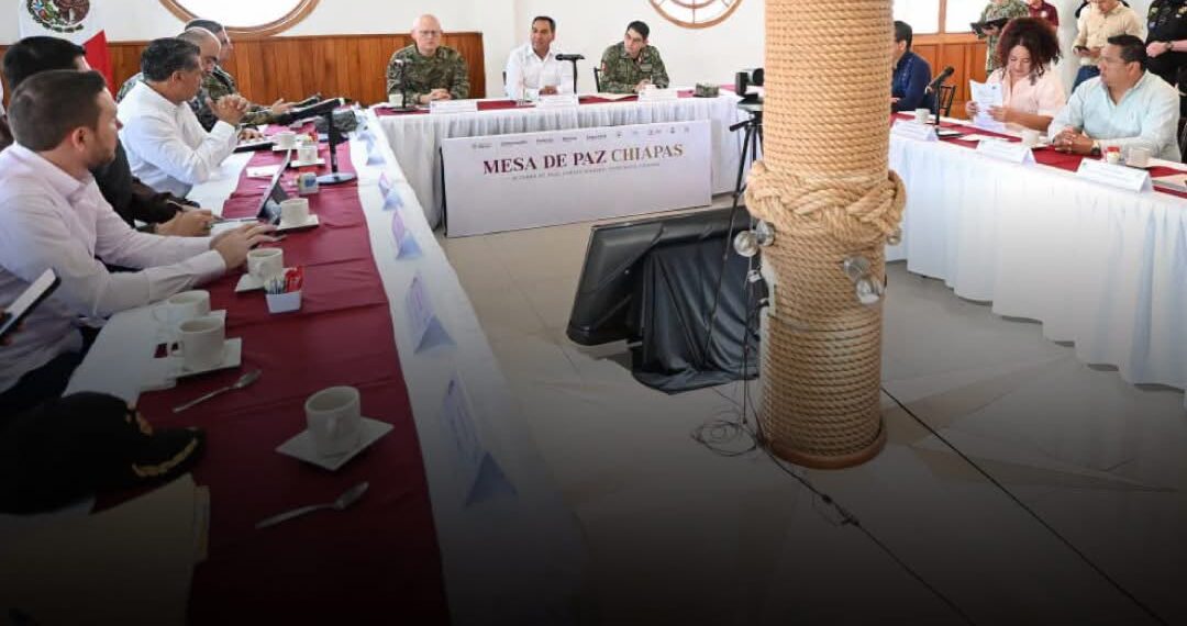 La OR en Chiapas da seguimiento a la coordinación para la seguridad . 🤝🛡️