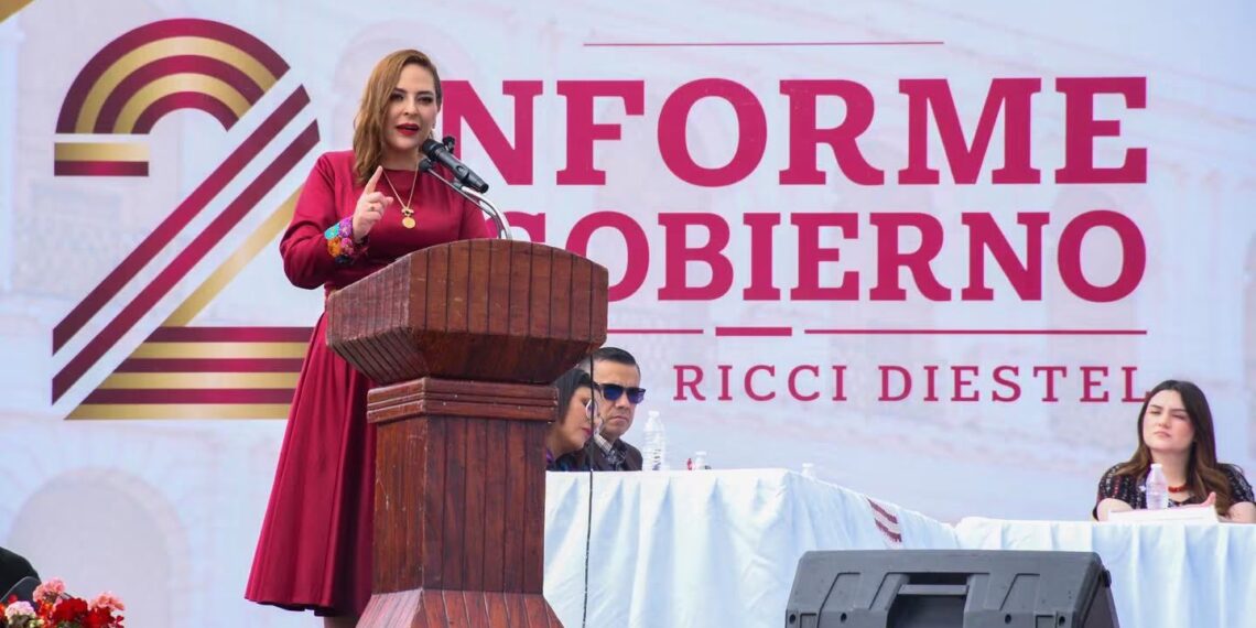 Fabiola Ricci rinde su Segundo Informe de Gobierno ante más de 16 mil personas en San Cristóbal
