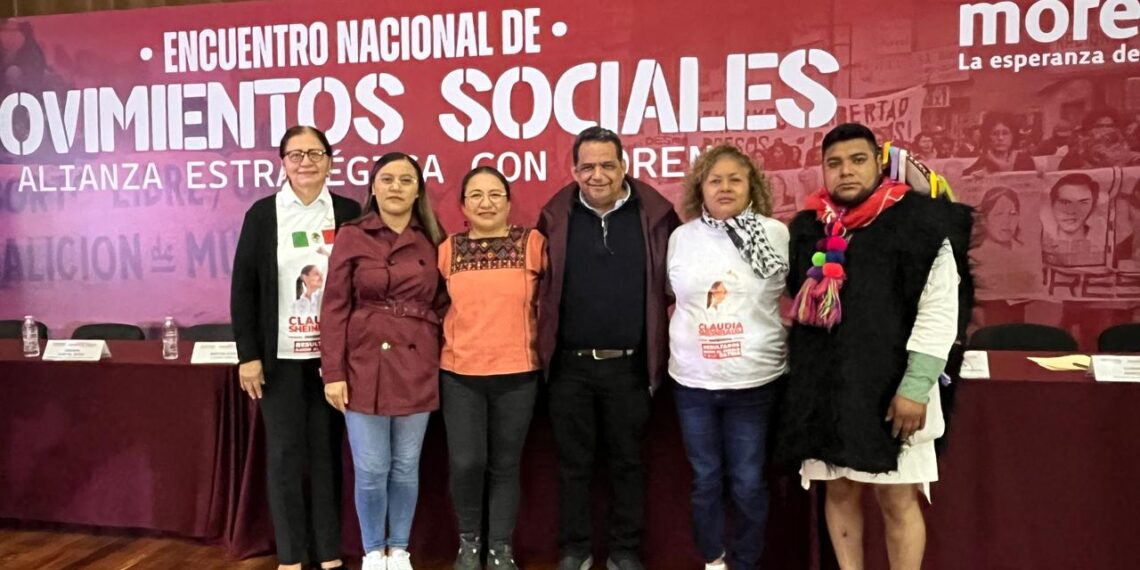 CARLOS DIAZ SALDAÑA REPRESENTA A LAS BASES SOCIALES DE LA FRONTERA SUR EN EL ENCUENTRO NACIONAL DE MOVIMIENTOS SOCIALES-MORENA