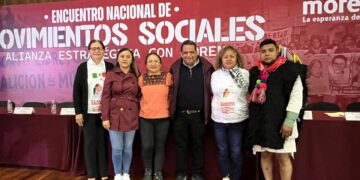 CARLOS DIAZ SALDAÑA REPRESENTA A LAS BASES SOCIALES DE LA FRONTERA SUR EN EL ENCUENTRO NACIONAL DE MOVIMIENTOS SOCIALES-MORENA