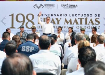 Fray Matías de Córdova nos enseñó a trascender con congruencia en nuestras acciones: Yamil Melgar