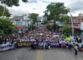 Mujeres de Chiapas marchan en defensa de la reforma de paridad efectiva