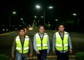 Yamil Melgar supervisa alumbrado público en calles de Tapachula