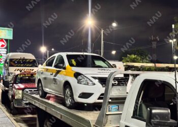 Retienen dos unidades vinculadas a Uber durante operativo en Tapachula