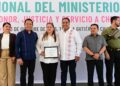 Fiscal del pueblo, Jorge Luis Llaven Abarca, y Eduardo Ramírez Aguilar celebran el Día Nacional del Ministerio Público