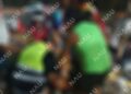 Trasladan en taxi a mujer lesionada en derrape de motocicleta en Tapachula
