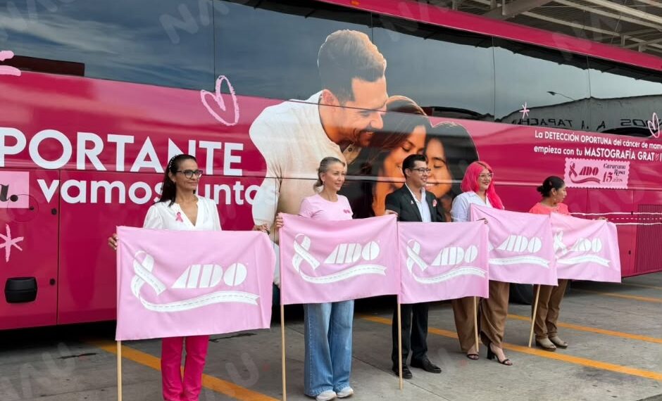 Ofrecen 600 pases para mastografías gratuitas en Chiapas mediante Caravana Rosa