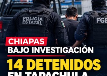Investigan homicidios y robo de carga en Chiapas; reportan 14 detenidos en Tapachula